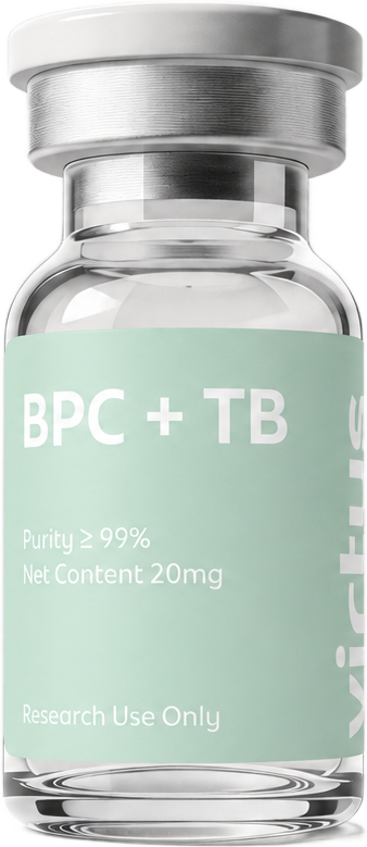 BPC-157 + TB-500 research peptide vial